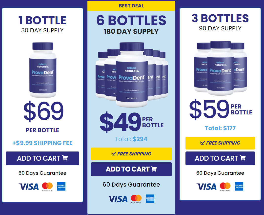 ProvaDent order page